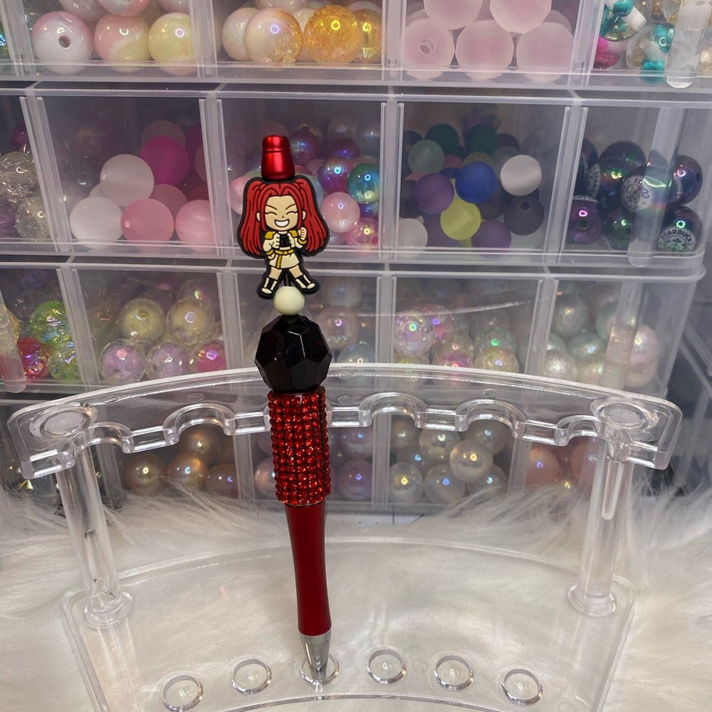 K-pop Beaded Rhinestone Pen